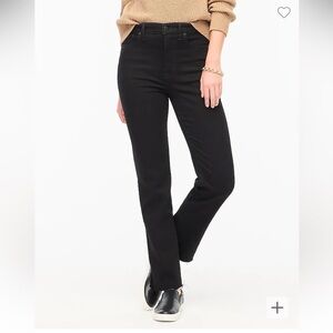 J. Crew Black Stovepipe Straight Jean Signature Stretch 27 P Petite NWT